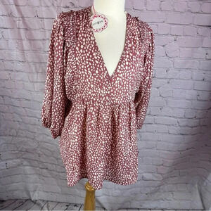 Boutique Women's Umgee short dress size medium dusty rose boho western cottage